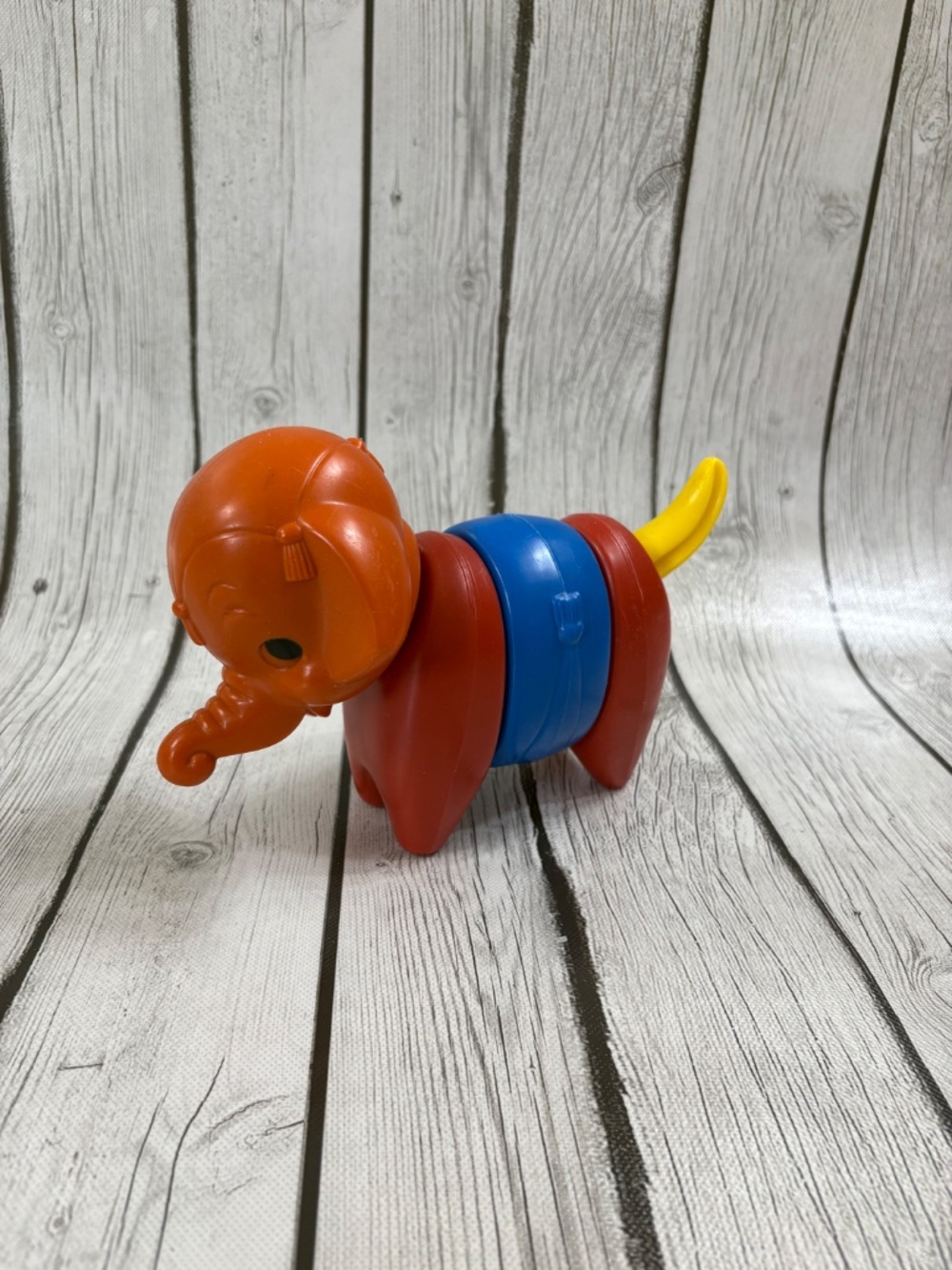 Vintage Tupperware Tuppertoys Zoo-It-Yourself Elephant Giraffe Dog Set - Picture 5 of 6